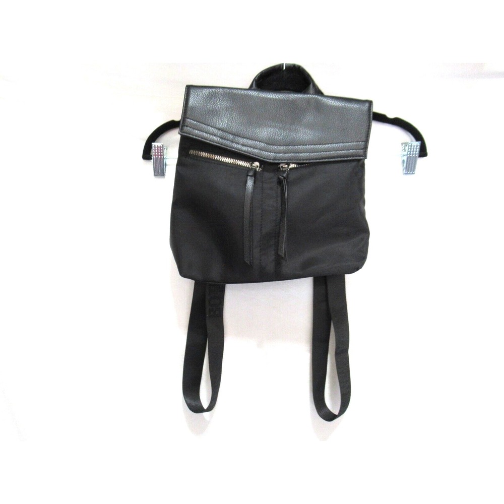 Botkier New York‎ Black Trigger Mini Backpack Polyester Faux Leather